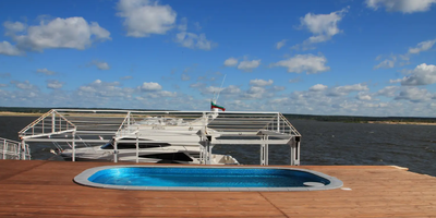 Композитный бассейн 6,5 х 3.5 х 1,5 "Довиль" Franmer