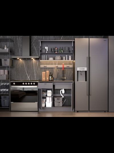 Энни 1,0 м кухонный гарнитур Графит серый