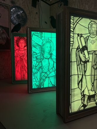 Stained glass windows