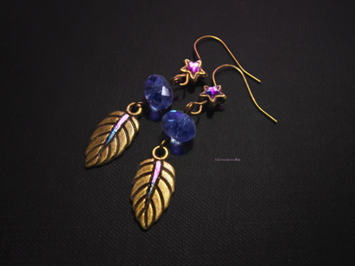 Бохо-серьги "Под созвездием сказки"