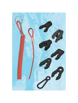 Чека / Ключ безопасности Meredin 1310086 для аварийного выключения двигателей Mariner-Mercury, 3 штуки