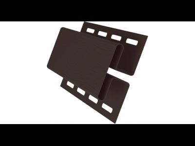 Профиль H соединительный 3,00 темный дуб, Графит, Черный