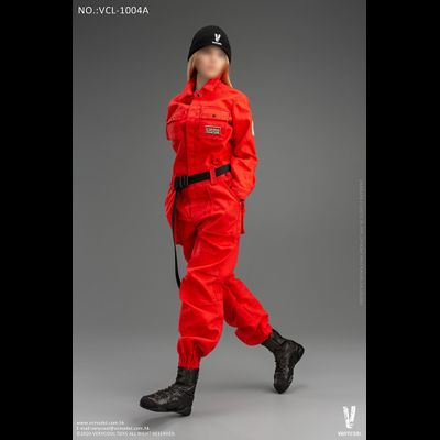 Женский комплект с комбинезоном (оранжевый) 1/6 Work-Wear Set (Tangerine) (VCL-1004A) - VERYCOOL