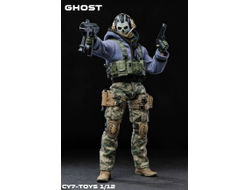 ПРЕДЗАКАЗ - Саймон "Гоуст" Райли (Призрак, Ghost, Call of Duty Modern Warfare II) - Коллекционная фигурка 1/12 The Ghost Soldier Action Figure - CY7-TOYS ?ЦЕНА: 11600 РУБ.?