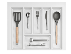 Лоток  для столовых приборов TRAY 600мм, БЕЛЫЙ  (13.0075)  AQ