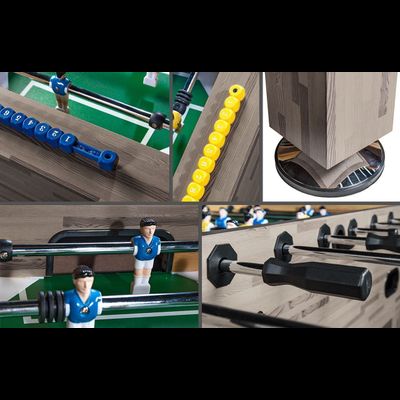 Настольный футбол (кикер) «Champion Pro» (140х74х86, сельский дуб)