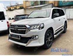 Фары Toyota Land Cruiser 200 в стиле LEXUS, БЕГАЮЩИЕ