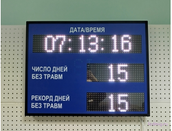 Электронное Табло уровня травматизма