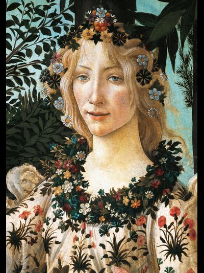 Картина обогреватель, репродукция Сандро Боттичелли Весна, фрагмент 1