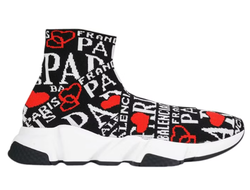 Balenciaga Speed Trainer Paris Logo