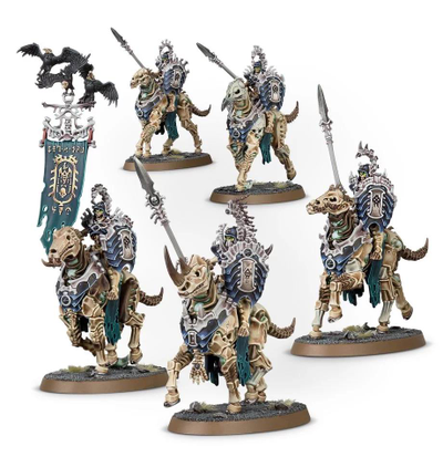 Warhammer AoS: Ossiarch Bonereapers Kavalos Deathriders