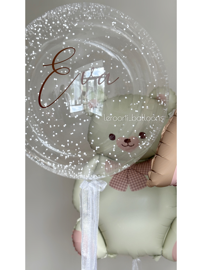 Шар Баблс с пенопластом и надписью