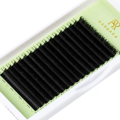 Ресницы чёрные BARBARA «ELEGANT» - Одна длина (16 линий)