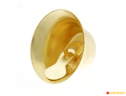 Колокольчик 8 мм декоративный золотой
