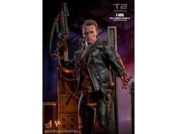 ПРЕДЗАКАЗ - Терминатор Т-800 (Арнольд Шварценеггер, "Терминатор 2: Судный День") - Коллекционная фигурка 1/6 T-800 (Battle Damaged Version 2.0) (DX46) - Hot Toys ?ЦЕНА: 52600 РУБ.?