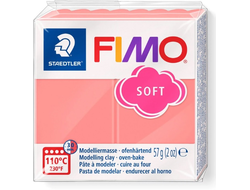 полимерная глина Fimo soft, цвет-pink grapefruit 8020-T20 (розовый грейпфрут), вес-57 грамм