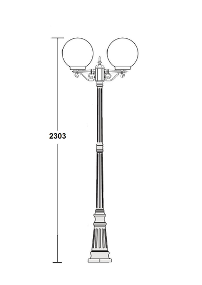 Садово-парковые светильники GLOBO S-2 (184См)