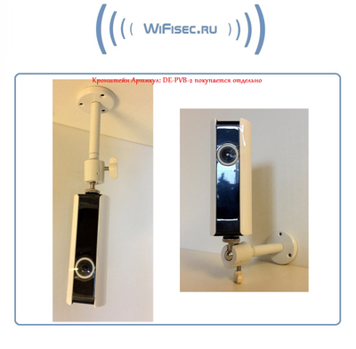 Видеоняня /WiFi IP видеокамера панорамная 180*110*  с DVR (fish_v2), HD (360EyeS)