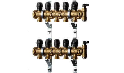 Сегментный коллектор в сборе 3/4"х3/4" на 4  выхода