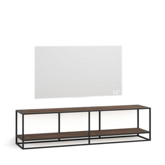 Тумба TV stand 160 lite 2 black американский орех