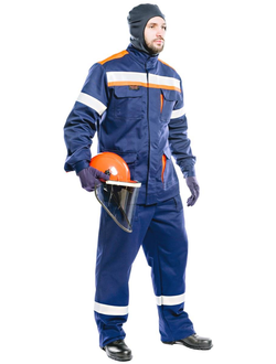 Костюм 42 кал/см2 из огнезащитной ткани WORKER с термобельём (куртка/брюки)