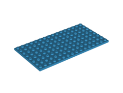 Plate 8 x 16, Dark Azure (92438 / 6306028)