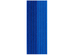 Трубочка д/кокт фольг синяя 12шт