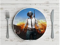 Тарелка PlayerUnknown’s Battlegrounds, PUBG, ПУБГ №12