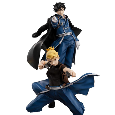 Фигурка Рой Мустанг, Риза Хоукай (Roy Mustang, Riza Hawkeye Set)