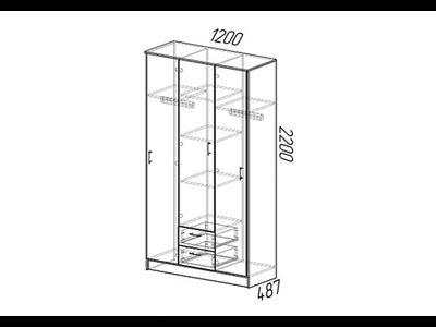 Шкаф Трио (Эра)