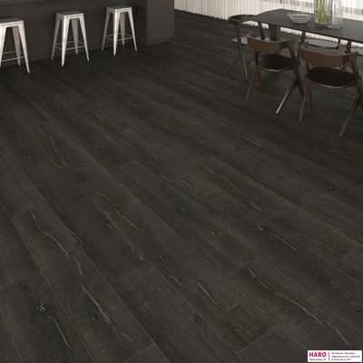 Ламинат Haro Tritty 200 Gran Via Aqua Дуб Металлик Черный 544802 33 класс толщина 8 мм с фаской 2.68 м2
