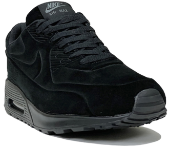 Nike Air Max 90 VT All Black With Fur Черные с Мехом