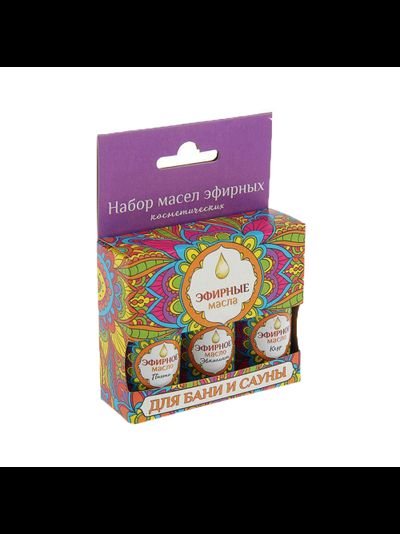 Набор эфирных масел д/сауны, 3х17