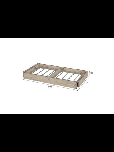 Этна Брючница БР 57х100 для шкафа 100 Дуб эндгрейн