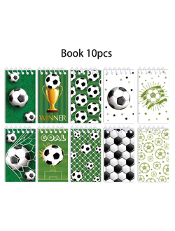 Набор блокнотики футбол 10 штук в уп