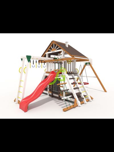 Детская площадка IgraGrad Крепость Фани с рукоходом (Дерево) мод.2