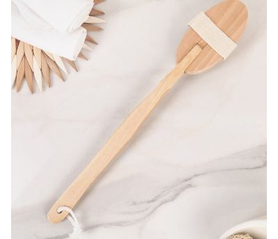 Щетка банная на ручке, натуральная щетина