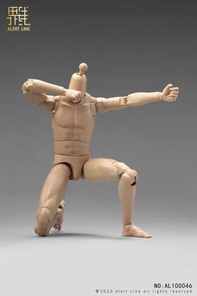 Тело без шеи с кистями и стопами - Male body (AL100046) - Alert Line