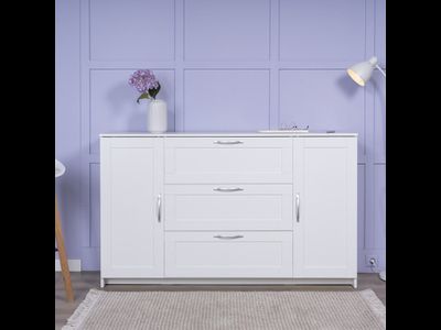 Сириус Тумба 2 двери и 3 ящика 1560х946х412 белый