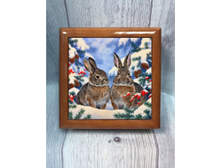 Шкатулка год Кролика №13