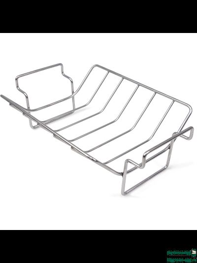 Решётка для рёбрышек, V-образная, двухсторонняя, стальная, 6 секций, для гриля