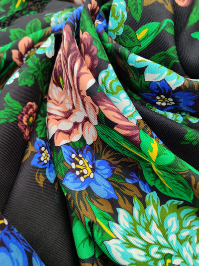 Павловопосадский платок Лунный свет 318-21