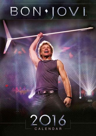 Bon Jovi Official Календарь 2016 ИНОСТРАННЫЕ ПЕРЕКИДНЫЕ КАЛЕНДАРИ 2016, Bon Jovi Official CALENDAR 2