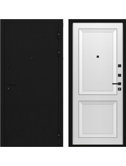 ТАНДОР. СТАЛЬ 2 мм. ДЕКАНТО 100 мм. ТРЕХКОНТУРНАЯ. ЧЕРНЫЙ БУКЛЕ / SOFT TOUCH БЕЛЫЙ БАРХАТ