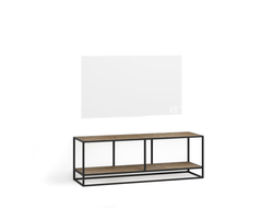 Тумба TV stand lite 2 black темный дуб