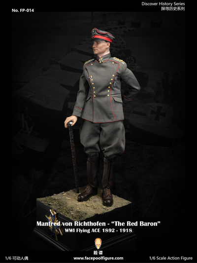 Манфред фон Рихтгофен, Красный Барон - Коллекционная фигурка 1/6 scale Manfred von Richthofen The Red Baron Special Edition (FP014B) - Facepoolfigure