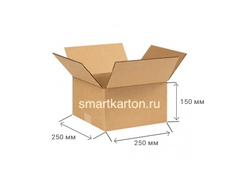 Картонная коробка Т23 250х250х150