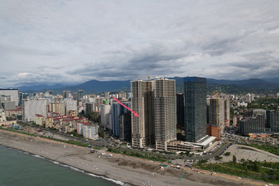 7-th Heaven Batumi, продаются апартаменты на 19-м этаже, с прямым видом на море. Башня "Восток" 1
