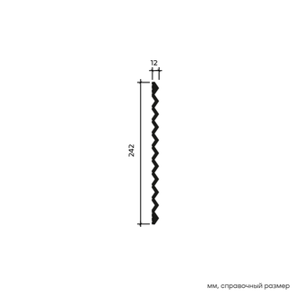 Декоративная панель U.6.59.104 Айсберг  200 см