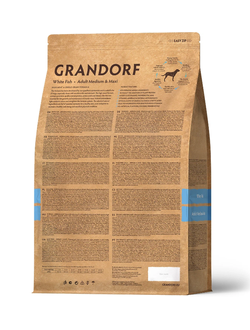 Grandorf (Грандорф): сухой корм для собак всех пород Белая рыба, 3 кг